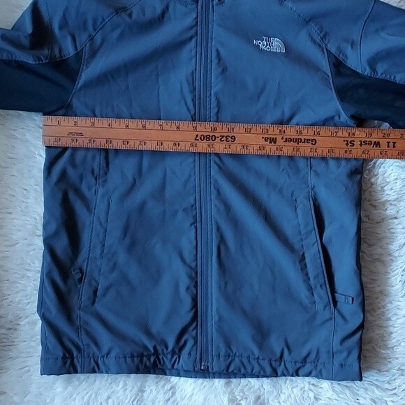 THE NORTH FACE Kids Youth Jacket Lightweight Spring Coat Full Zip Gray‎ Sz L - Picture 6 of 10